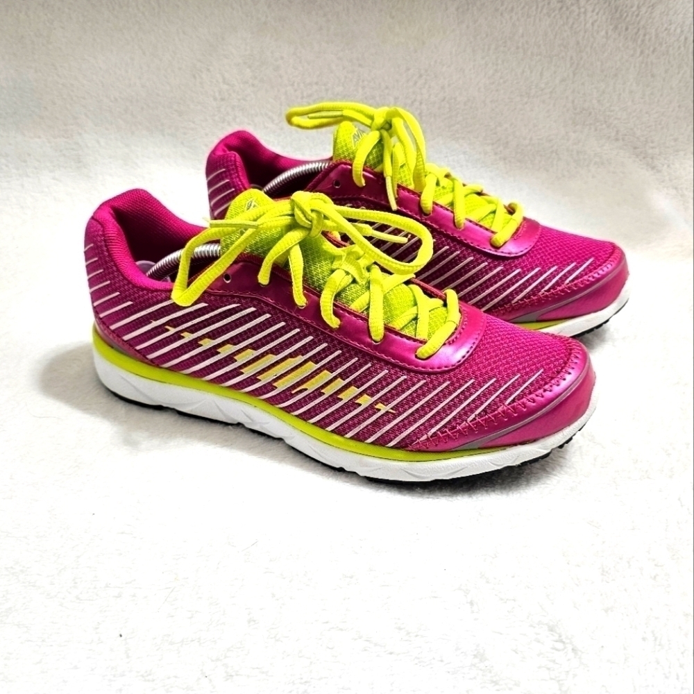 Avia Cantilever Women's Size 7.5 Running/Training Shoes pink, green
